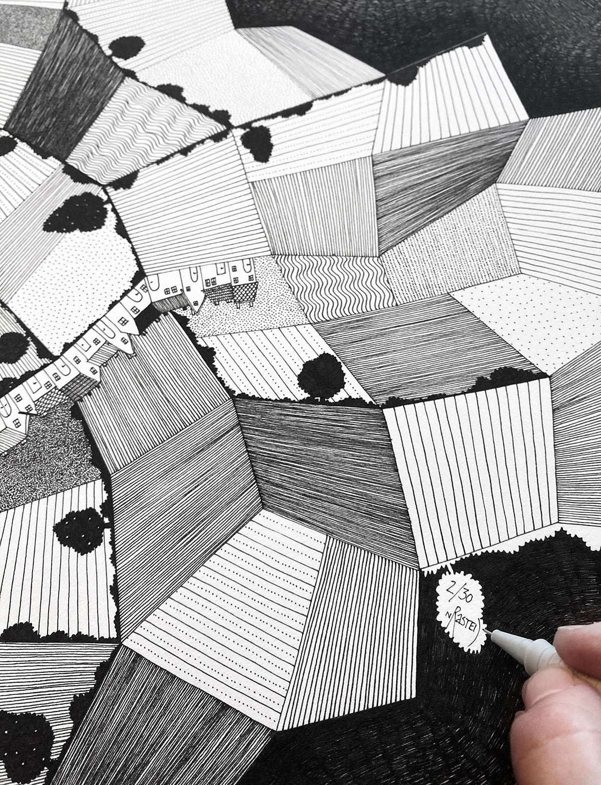 Fields & Villages No. 1