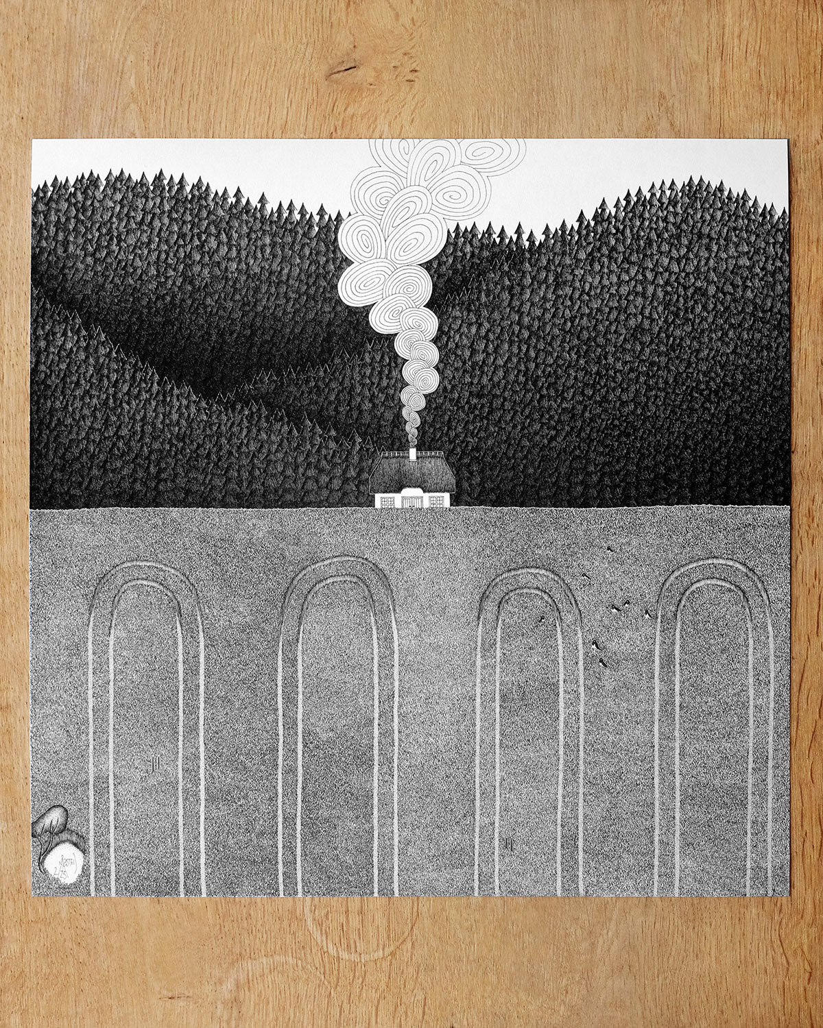 Farm In The Clearing No. 1